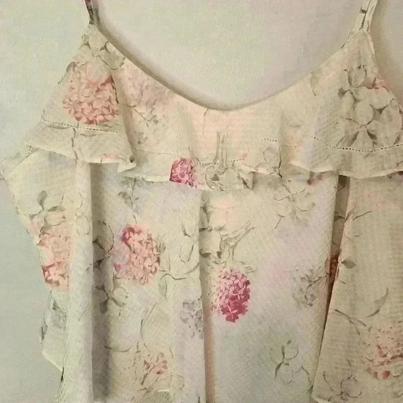 A New Day Floral Sundress Sleeveless Tiered Assymetrical Sz XL Spring Summer - Picture 2 of 11